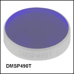 Shortpass Dichroic Mirrors/Beamsplitters: 490 nm Cutoff Wavelength