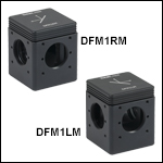 30 mm Cage-Compatible, Kinematic Beam-Turning Cubes for Right-Angle Mirrors