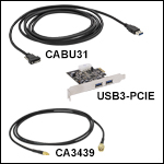 Optional Accessories for Zelux<sup>®</sup> 1.6 MP CMOS Cameras