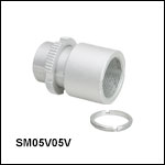 SM05-Threaded Vacuum-Compatible Adjustable Lens Tube<br>