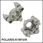 Ø19 mm Polaris<sup>®</sup> Low-Distortion Kinematic Mounts, 2 Adjusters