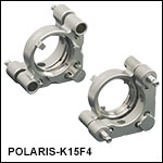 Ø1.5in Polaris<sup>®</sup> Low-Distortion Kinematic Mount, 2 Adjusters