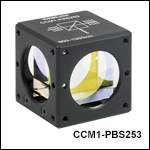 30 mm Cage Cube-Mounted Polarizing Beamsplitting Cubes
