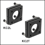 60 mm Cage Kinematic Mirror Mounts