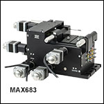 6-Axis NanoMax Stage with Stepper Motor Actuators