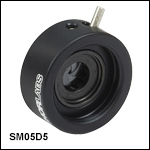 SM05-Threaded, Lever-Actuated Iris Diaphragm