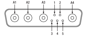 DB9W4 Male