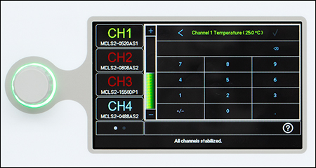 Parameter Menu of MCLS2 Laser Source