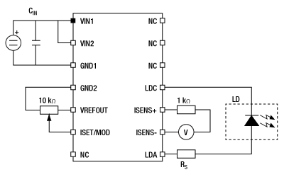 MLD203CHB and MLD203CLN Typical Application