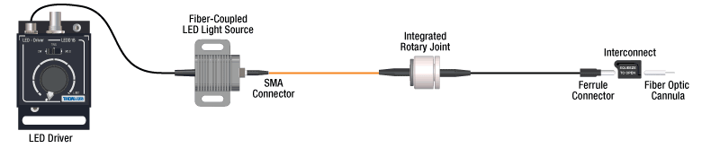 Optogenetics System Schematic