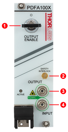 PDFA100X Front Panel