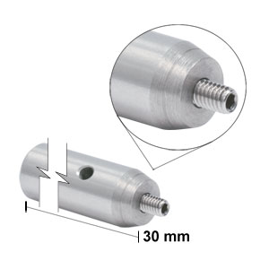 TR30/M - Ø12.7 mm Optical Post, SS, M4 Setscrew, M6 Tap, L = 30 mm