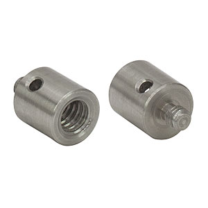 AS25E8E - Adapter with Internal 1/4in-20 Threads and External 8-32 Threaded Stud