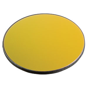 ME2-M01 - Ø2in Protected Gold Mirror, 3.2 mm Thick