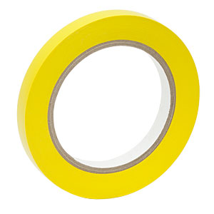 VTY-050 - Yellow Vinyl Tape, 1/2in Wide x 108' Long (12.7 mm x 32.9 m)