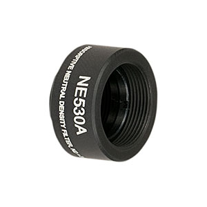 NE530A - Ø1/2in Absorptive ND Filter, SM05-Threaded Mount, Optical Density: 3.0