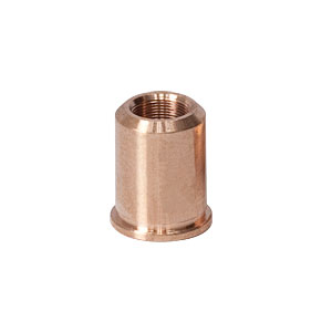 F19SSN1P - Threaded Bushing, Phosphor Bronze, 3/16in-100, 0.40in Long