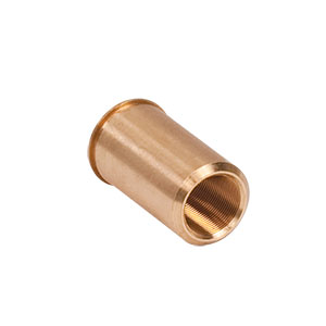 F25SSN1P - 1/4in-80 Threaded Bushing, Phosphor Bronze, 0.63in Long