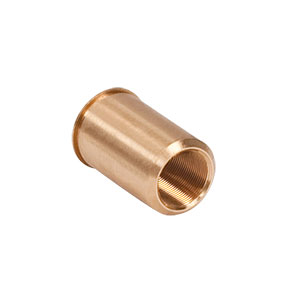 F25SSN2P - 1/4in-80 Threaded Bushing, Phosphor Bronze, 0.57in Long