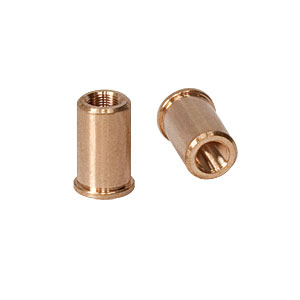 F2D5ESN1P - Threaded Bushing, Phosphor Bronze, M2.5 x 0.20