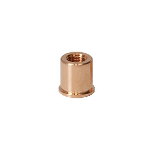 F6SSN1P - Threaded Bushing, Phosphor Bronze, 6-80, 0.25in Long