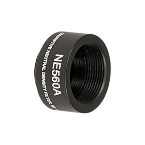 NE560A - Ø1/2in Absorptive ND Filter, SM05-Threaded Mount, Optical Density: 6.0