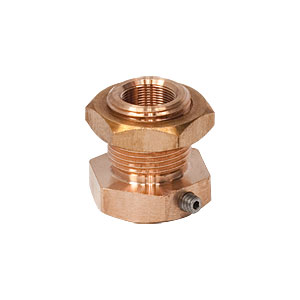 N80L5P - Locking Phosphor-Bronze Bushing with Nut, 1/4in-80, L=0.38in