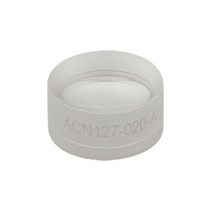 ACN127-020-A - f = -20 mm, Ø1/2in Achromatic Doublet, ARC: 400 - 700 nm