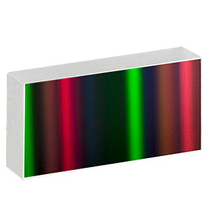 GR1325-15106 - Ruled Reflective Diffraction Grating, 150/mm, 10.6 µm Design Wavelength, 12.5 x 25.0 x 9.5 mm