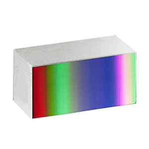 GR1325-07106 - Ruled Reflective Diffraction Grating, 75/mm, 10.6 µm Design Wavelength, 12.5 x 25.0 x 9.5 mm