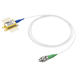 SLD1050P - 8 mW SLD, CWL = 1050 nm, 50 nm 3 dB BW, Butterfly Pkg., PM Fiber, FC/APC