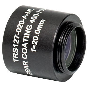 TRS127-020-A-ML - Ø1/2in Steinheil Achromatic Triplet, SM05-Threaded Mount, f = 20 mm, ARC: 400 - 700 nm