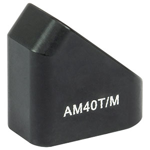 AM40T/M - 40° Angle Block, M4 Tap, M4 Post Mount