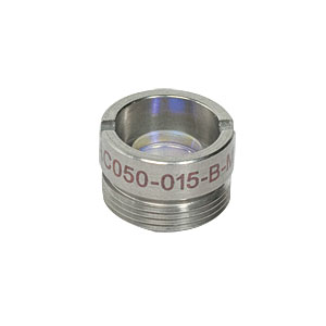 AC050-015-B-ML - f=15 mm, Ø5 mm Achromatic Doublet, M9x0.5 Threaded Mount, ARC: 650-1050 