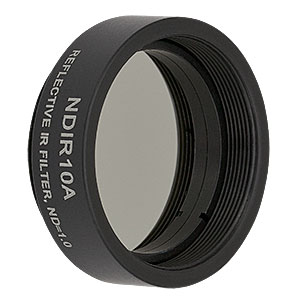 NDIR10A - Ø25 mm, SM1-Threaded Mount, IR Reflective Neutral Density Filter, OD: 1.0