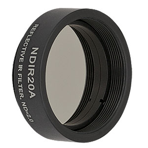 NDIR20A - Ø25 mm, SM1-Threaded Mount, IR Reflective Neutral Density Filter, OD: 2.0