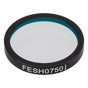 FESH0750 - Ø25.0 mm Shortpass Filter, Cut-Off Wavelength: 750 nm