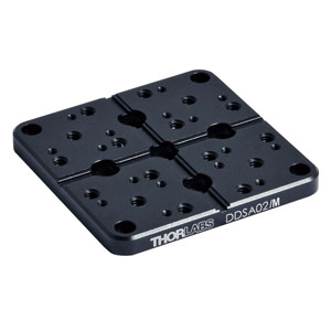 DDSA02/M - Grooved Mounting Plate for DDS220 Direct Drive Stage, Metric