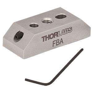 FBA - Ø1/2” Post-Mounting Adapter for FiberBench Accessories, 8-32 Thread