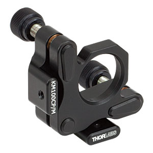 KM100CP/M - Kinematic Mirror Mount for Ø1in Optics with Post-Centered Front Plate, M4 Taps