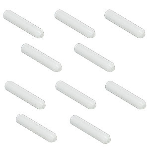 CF126-10 - Ø2.5 mm, 10.5 mm Long Ceramic Ferrule for SM Fiber, Ø126 µm Bore Size, 10 Pack