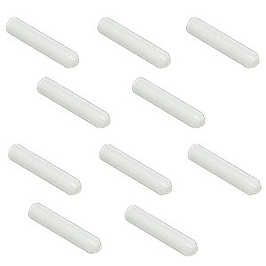 CFLC128-10 - Ø1.25 mm, 6.4 mm Long Ceramic Ferrule for MM Fiber, Ø128 µm Bore Size, 10 Pack