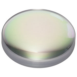 LB4854-C - f=20 mm, Ø1/2in UV Fused Silica Bi-Convex Lens,  AR Coating: 1050 - 1700 nm