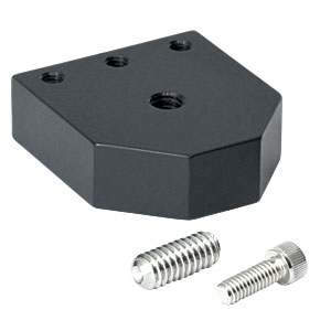 MA3 - Ø1.5in Post Mounting Adapter, 1/4in-20 Tapped / 8-32 Tapped