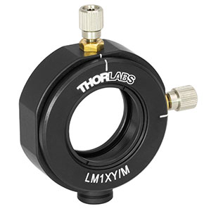LM1XY/M - Translating Lens Mount for Ø1in Optics, 1 Retaining Ring Included, Metric