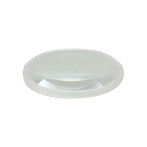 LA4380 - f = 100.3 mm, Ø1in UV Fused Silica Plano-Convex Lens, Uncoated