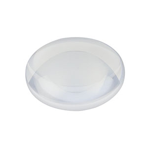 LA4148-UV - f = 50.0 mm, Ø1in UV Fused Silica Plano-Convex Lens, AR Coating: 245-400 nm 