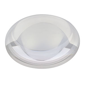 LA4078-UV - f = 75.0 mm, Ø2in UV Fused Silica Plano-Convex Lens, AR Coating: 245-400 nm 