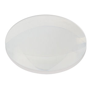 LA4904-UV - f = 150.0 mm, Ø2in UV Fused Silica Plano-Convex Lens, AR Coating: 245-400 nm 