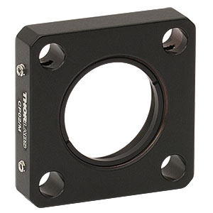 CP02/M - SM1-Threaded 30 mm Cage Plate, 0.35in Thick, 2 Retaining Rings, M4 Tap